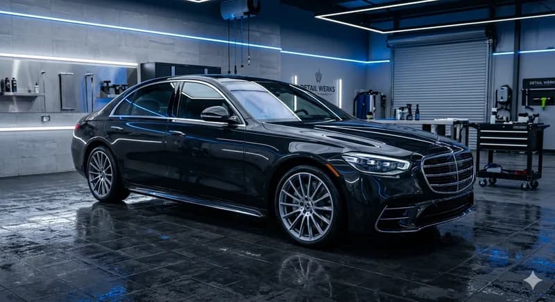 Carro pronto após tratamento spa completo